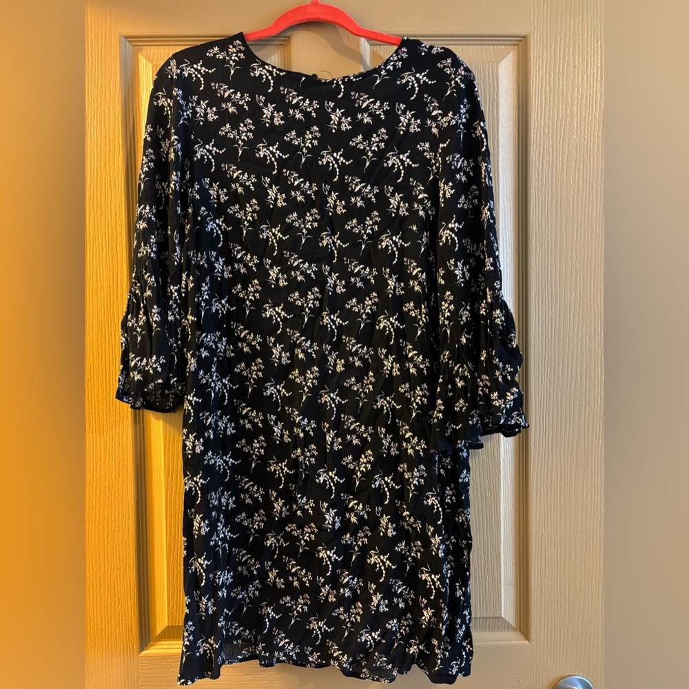 H&M Floral Black Dress